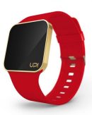 UPWATCH UPGRADE MATTE GOLD AND RED STRAP